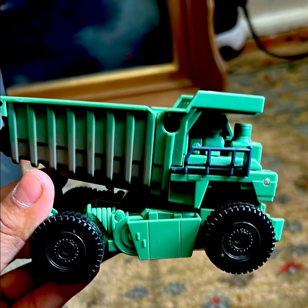 Green Toy Dump Truck